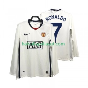 Jalkapallo Pelipaidat/Peliasut Manchester United Ronaldo 7 Premier League 2008 2009 Retro Vieraspaita Pitkähihainen